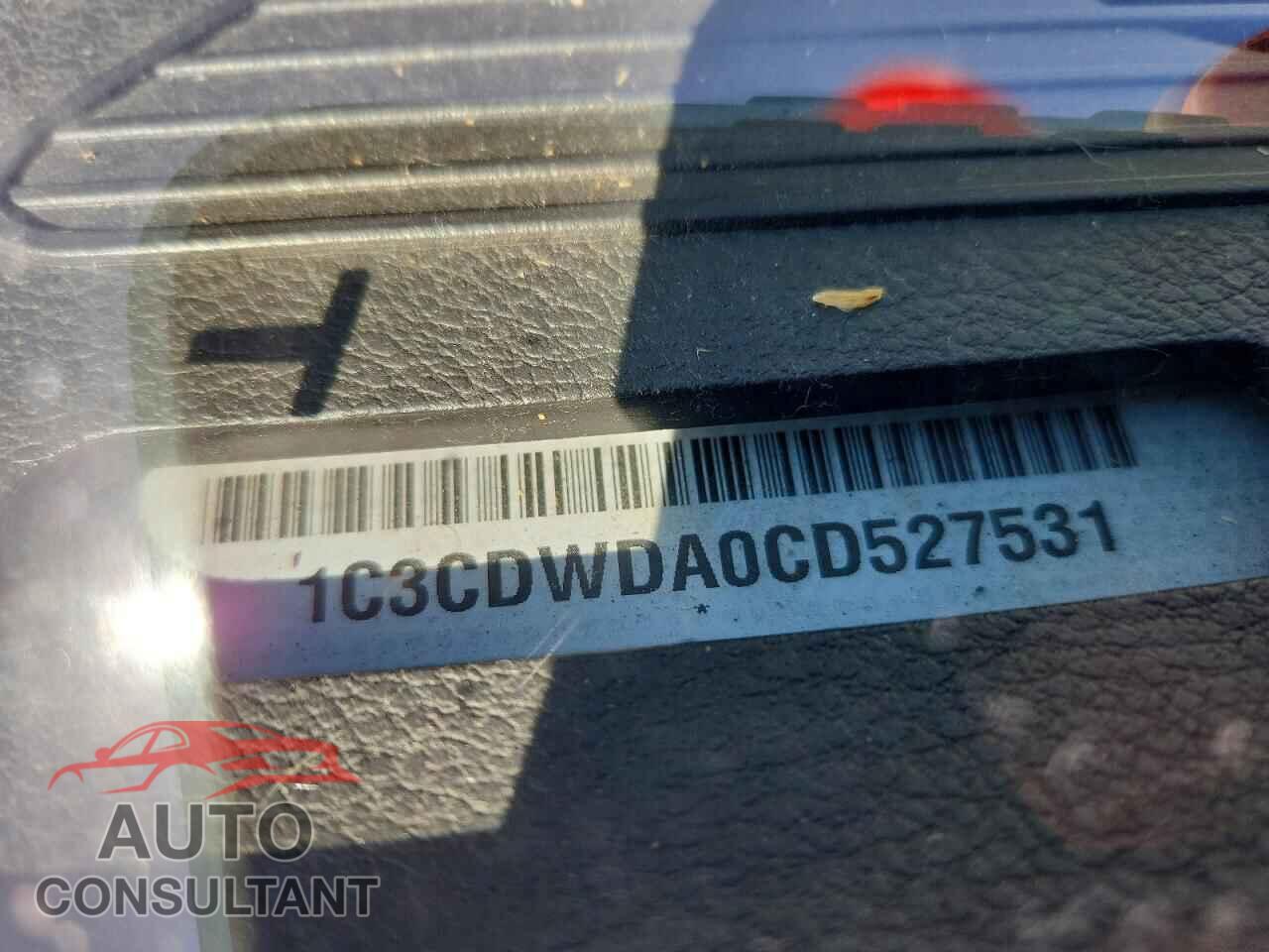 DODGE CALIBER 2012 - 1C3CDWDA0CD527531