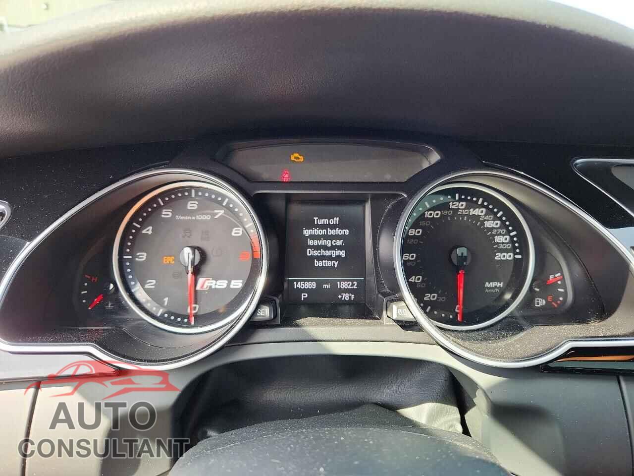 AUDI S5/RS5 2013 - WUAC6AFR4DA901902