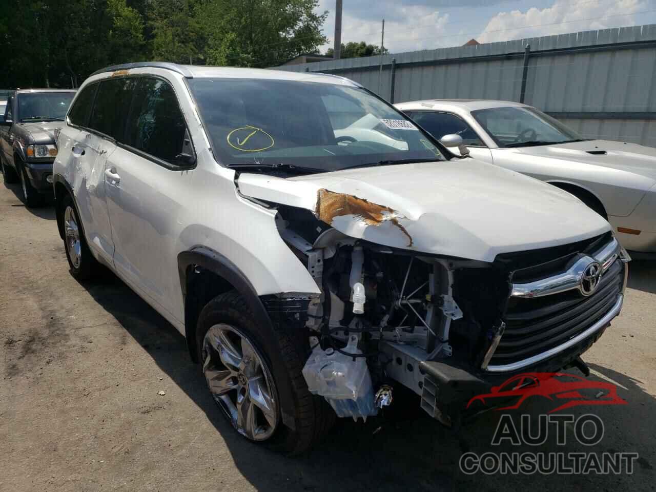 TOYOTA HIGHLANDER 2016 - 5TDDKRFH7GS255698