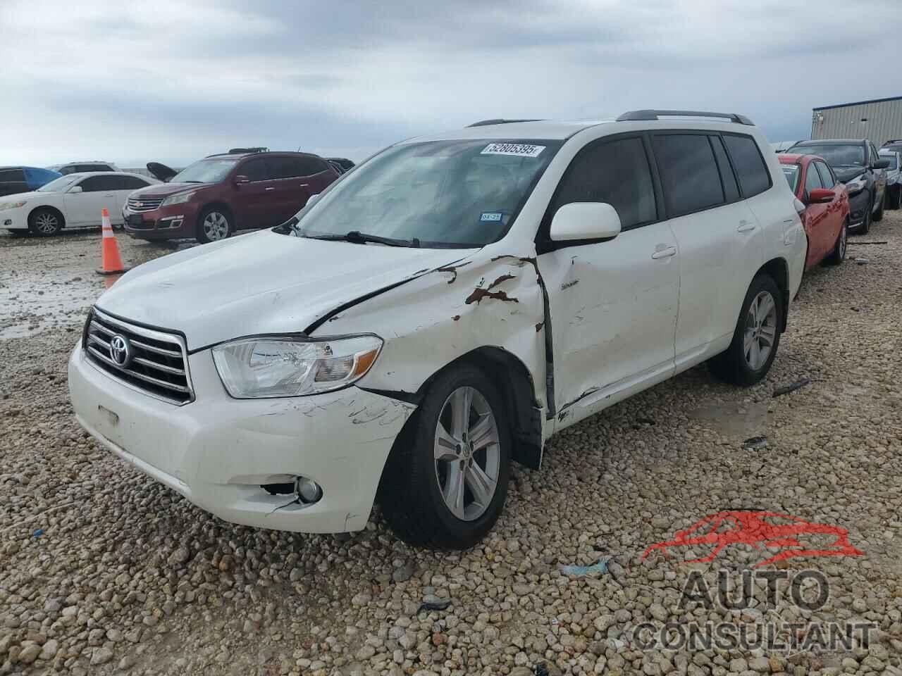 TOYOTA HIGHLANDER 2010 - 5TDXK3EH0AS002287