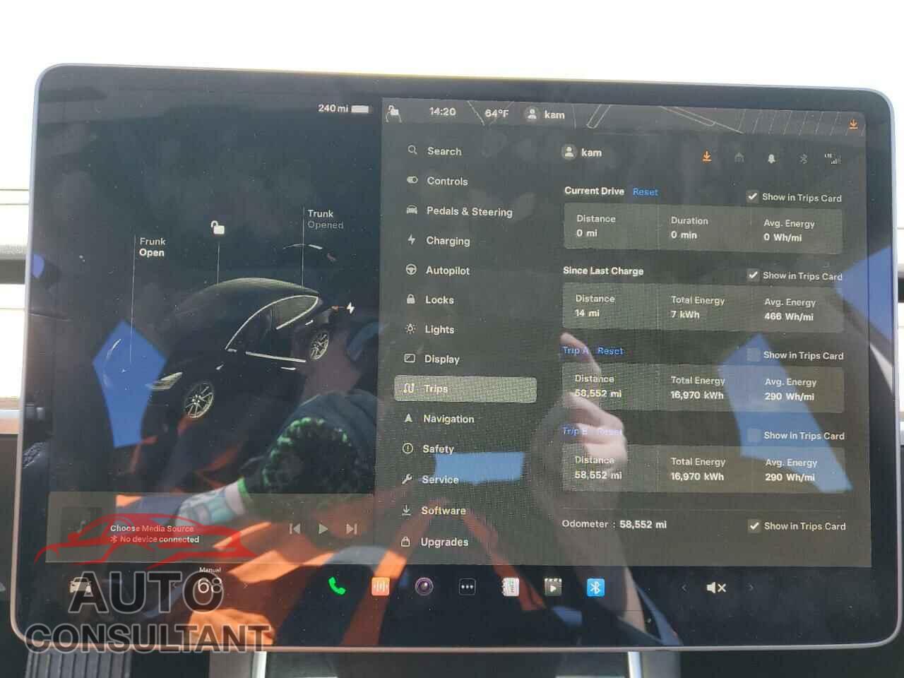 TESLA MODEL 3 2019 - 5YJ3E1EB4KF191179