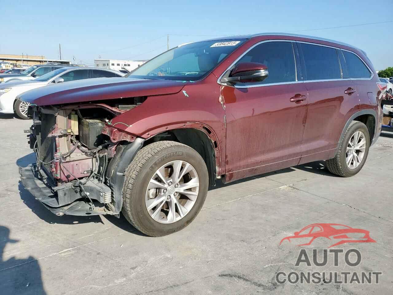 TOYOTA HIGHLANDER 2014 - 5TDKKRFH6ES026000