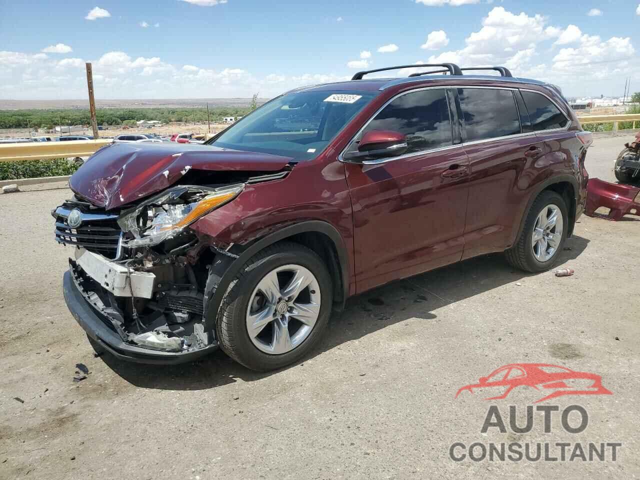 TOYOTA HIGHLANDER 2016 - 5TDDKRFH8GS333454