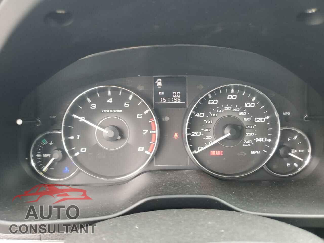 SUBARU OUTBACK 2012 - 4S4BRBFC3C1223767