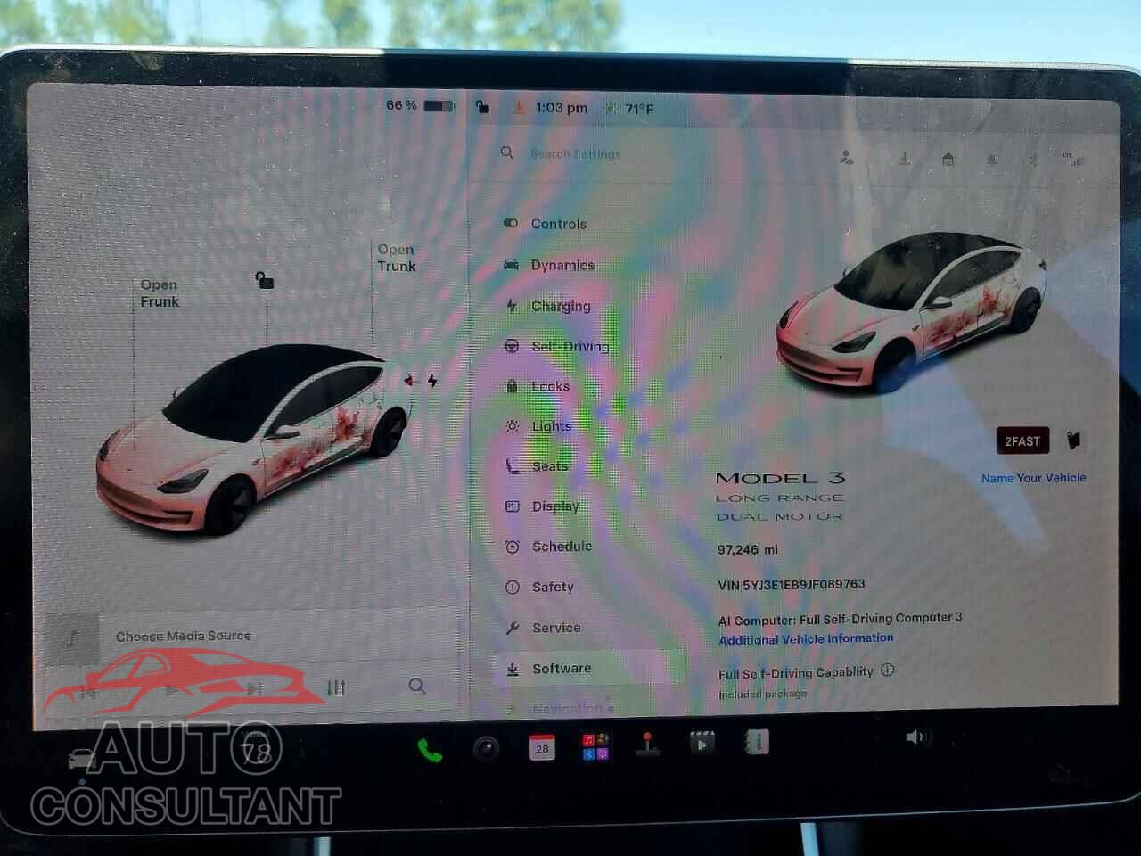 TESLA MODEL 3 2018 - 5YJ3E1EB9JF089763