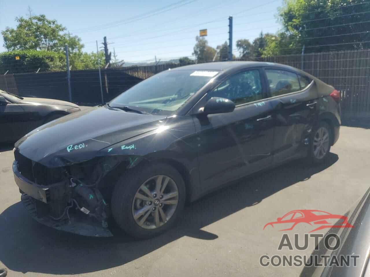 HYUNDAI ELANTRA 2018 - 5NPD84LFXJH319704