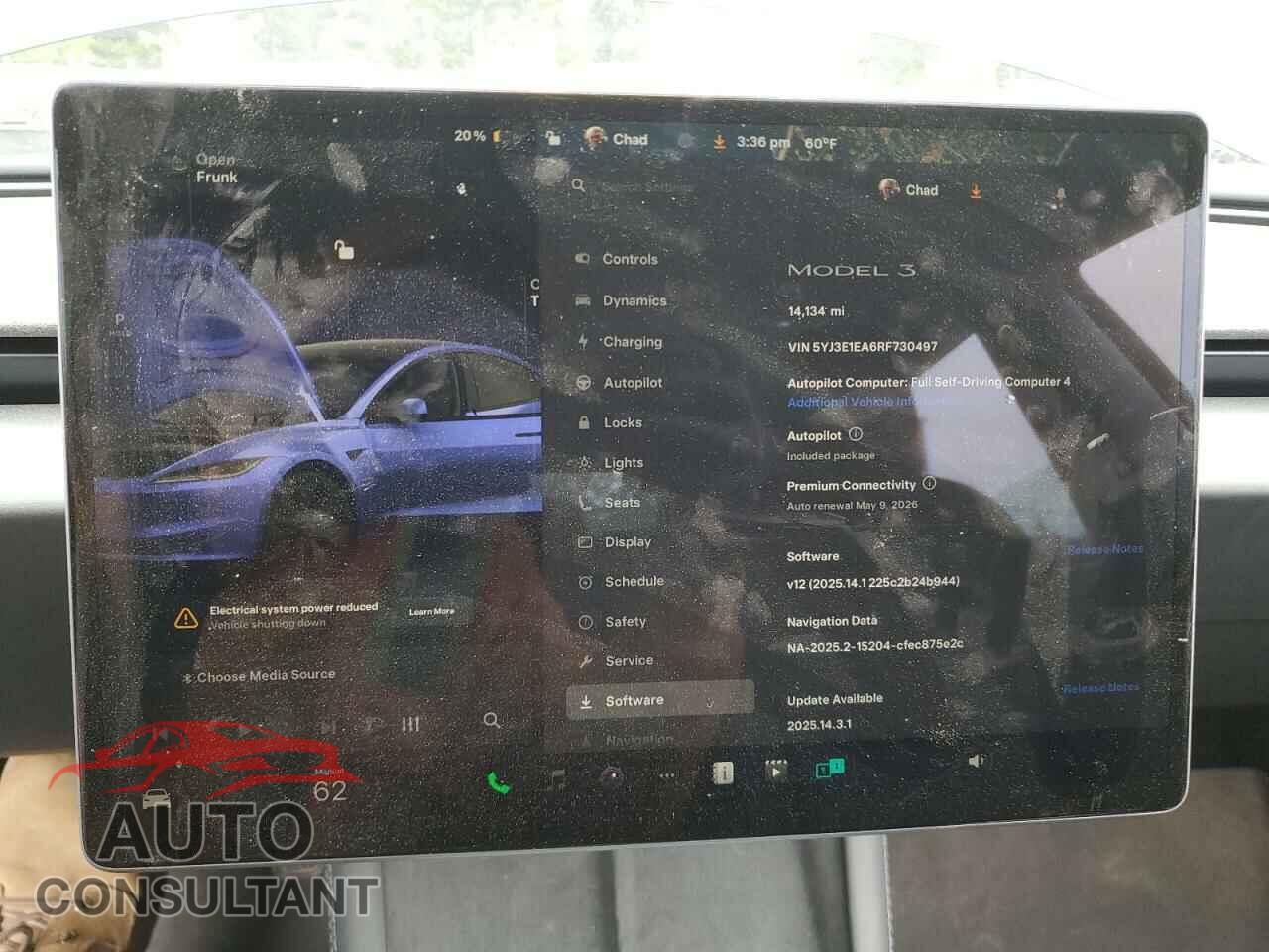 TESLA MODEL 3 2024 - 5YJ3E1EA6RF730497