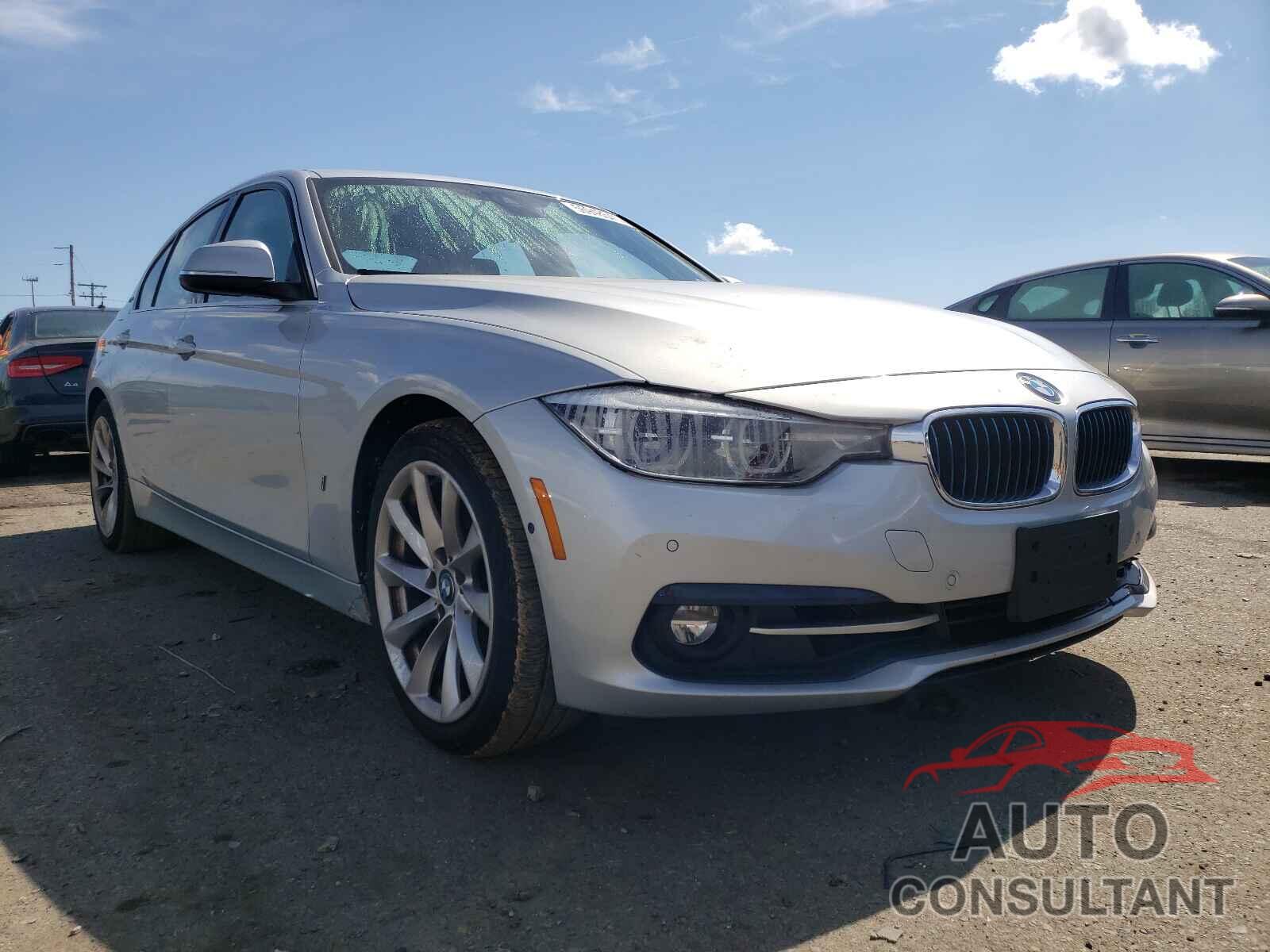 BMW 3 SERIES 2017 - WBA8E1C53HK895403