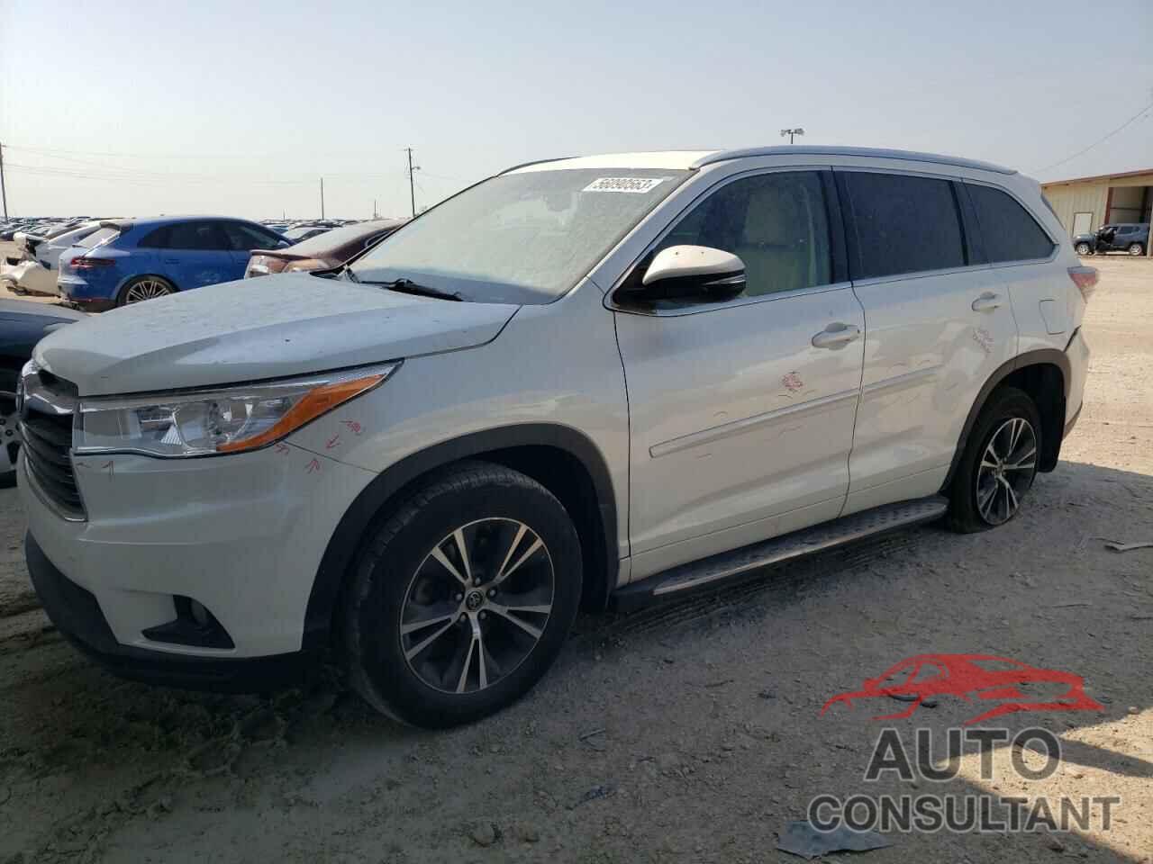 TOYOTA HIGHLANDER 2016 - 5TDKKRFH2GS133094