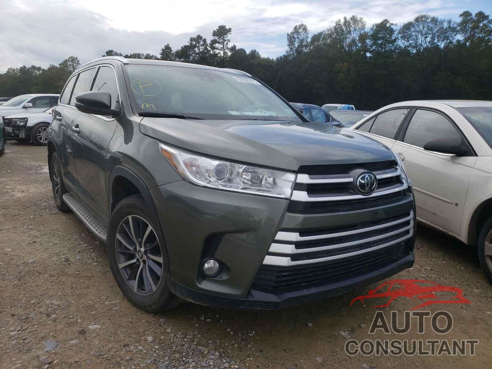 TOYOTA HIGHLANDER 2019 - 5TDKZRFH7KS342741