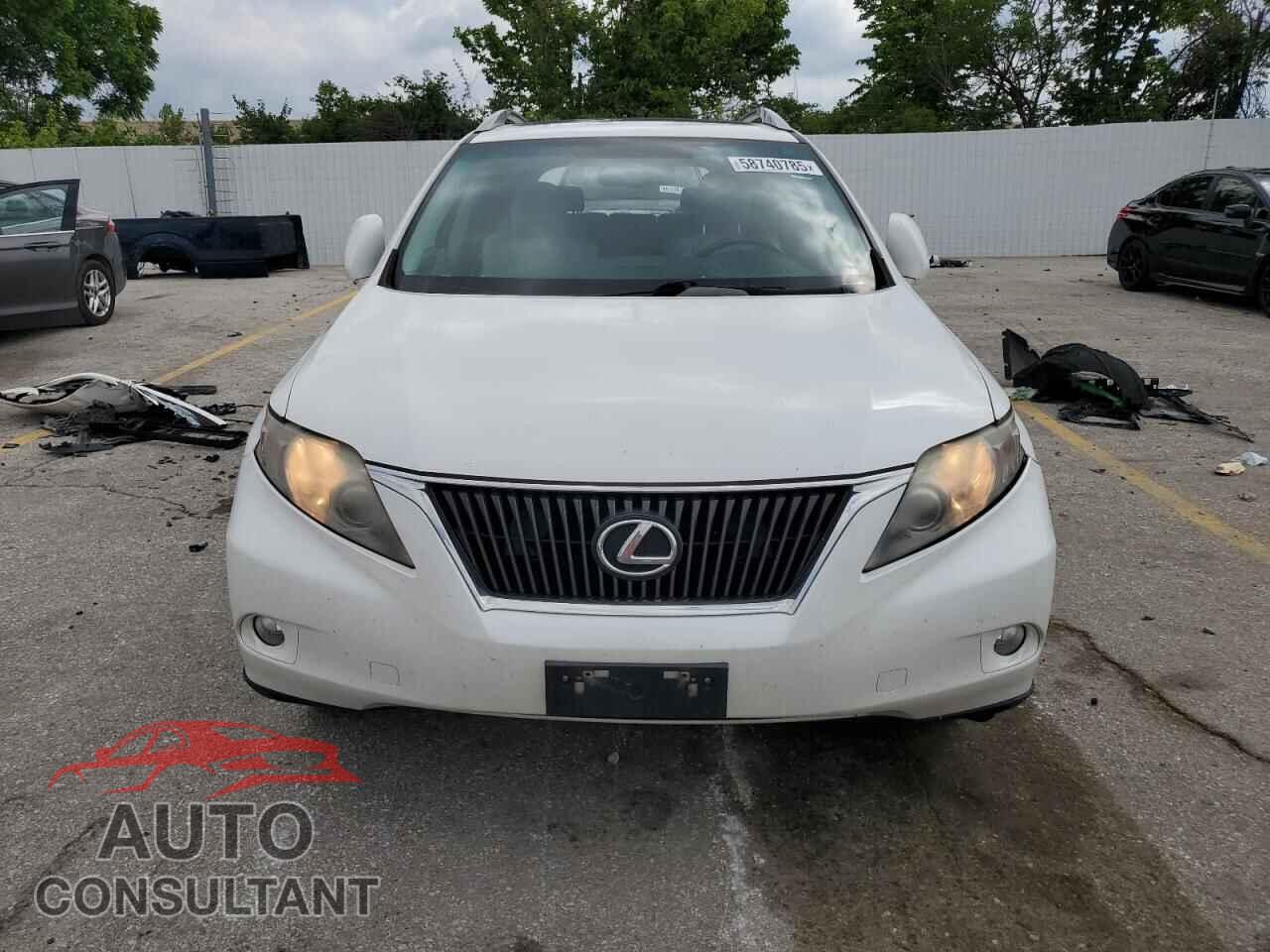 LEXUS RX350 2010 - 2T2BK1BA2AC022972