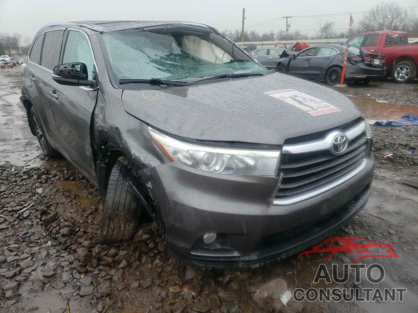 TOYOTA HIGHLANDER 2016 - 5TDJKRFH2GS237273