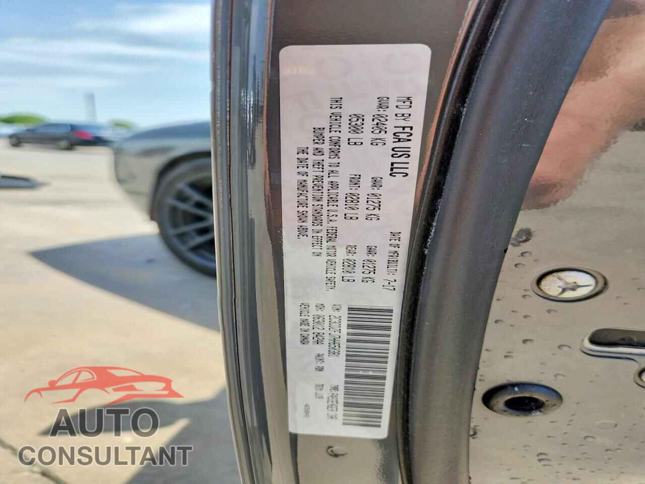 DODGE CHALLENGER 2017 - 2C3CDZFJ7HH650381