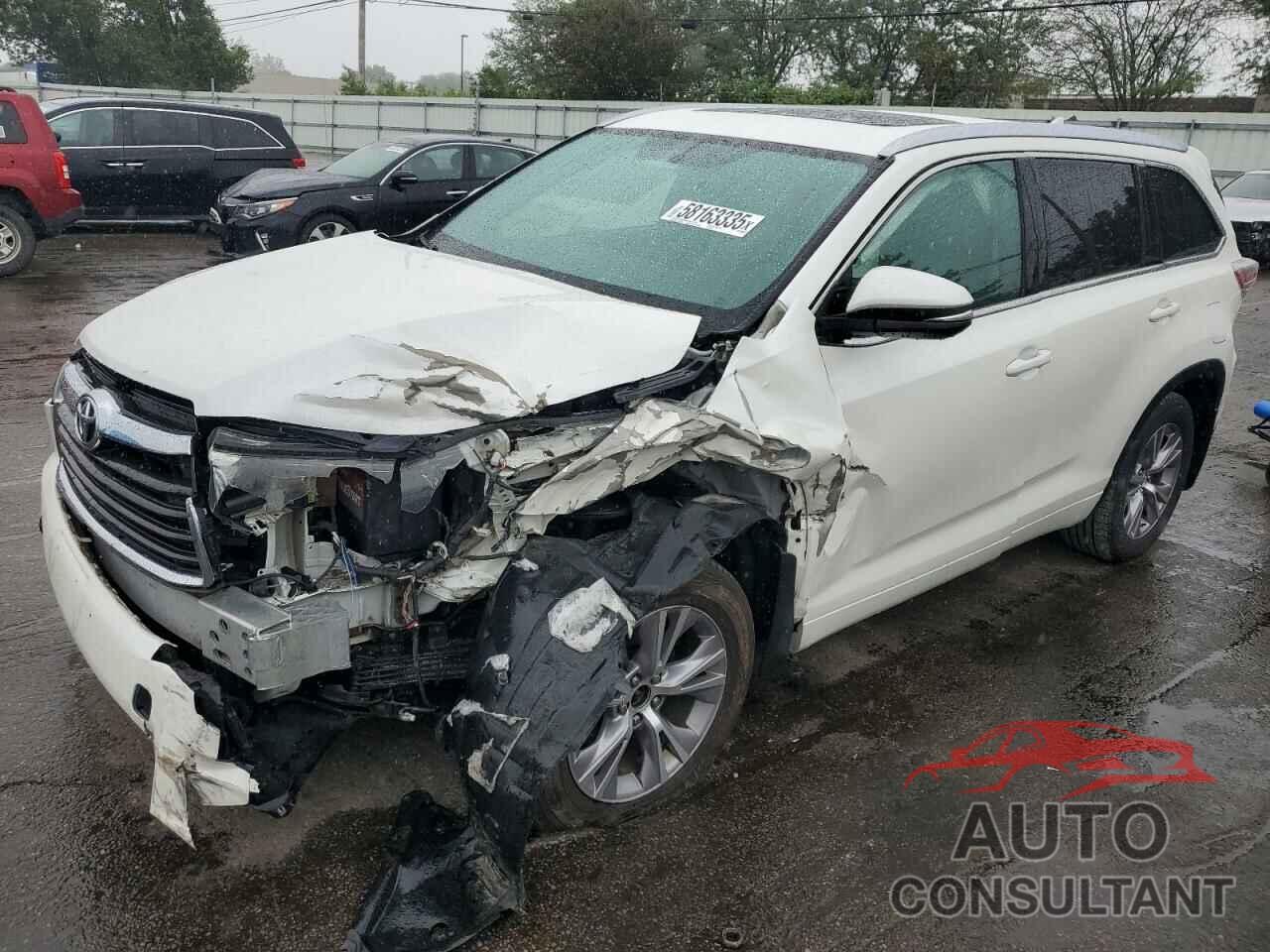 TOYOTA HIGHLANDER 2015 - 5TDJKRFH3FS083428