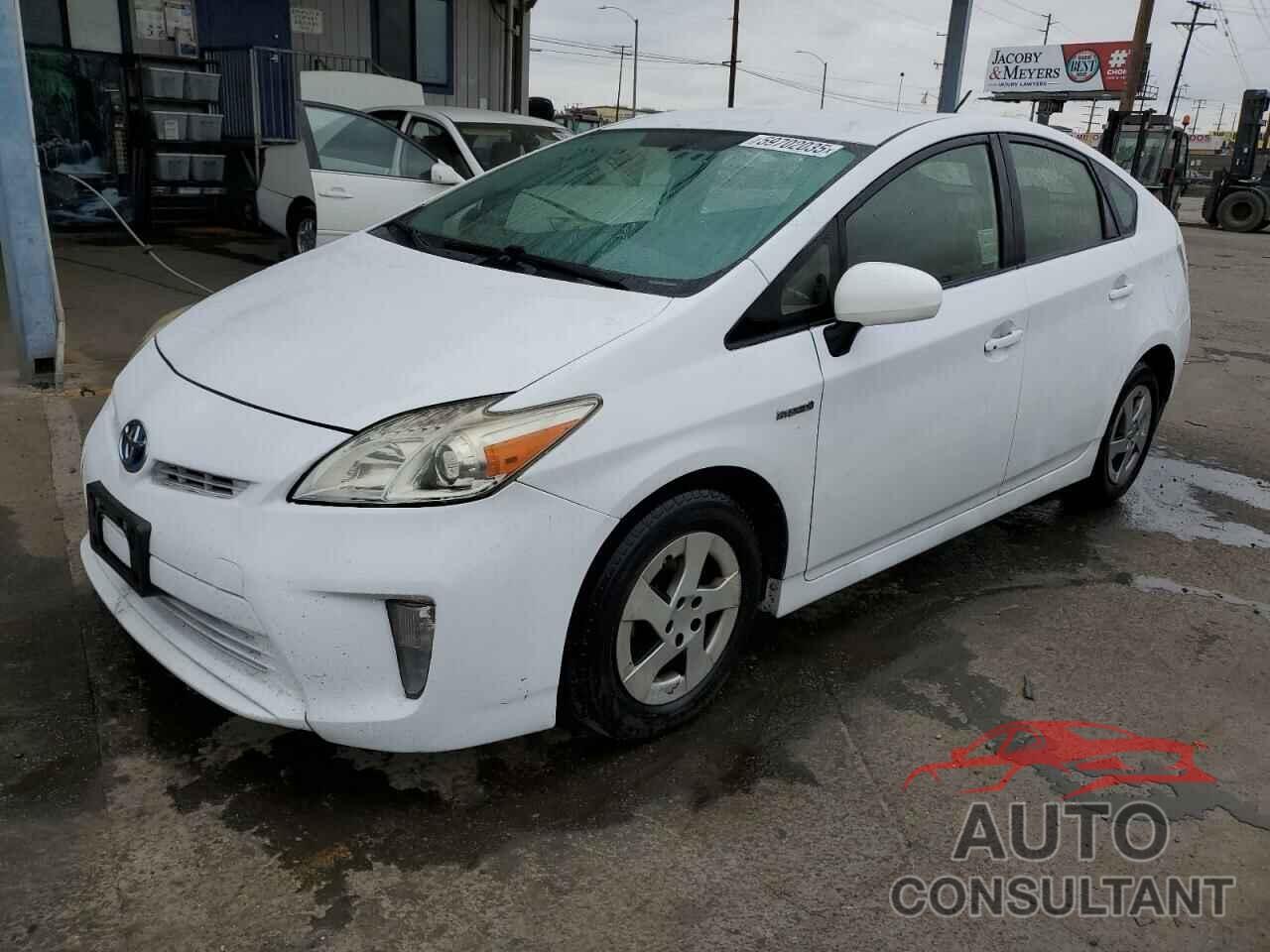 TOYOTA PRIUS 2012 - JTDKN3DU3C5496928