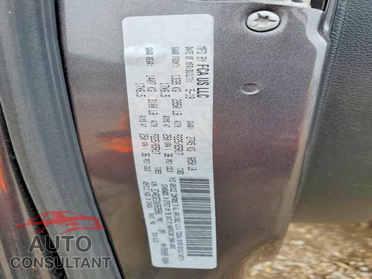 DODGE CARAVAN 2019 - 2C4RDGEGXKR695901