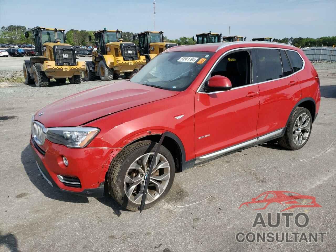 BMW X3 2016 - 5UXWZ7C53G0M83976