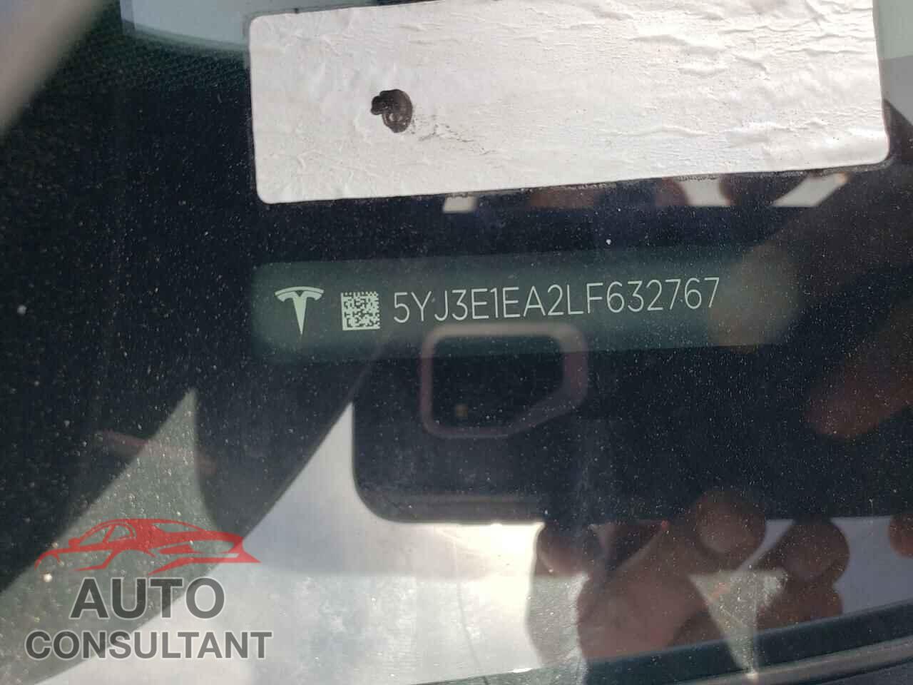 TESLA MODEL 3 2020 - 5YJ3E1EA2LF632767