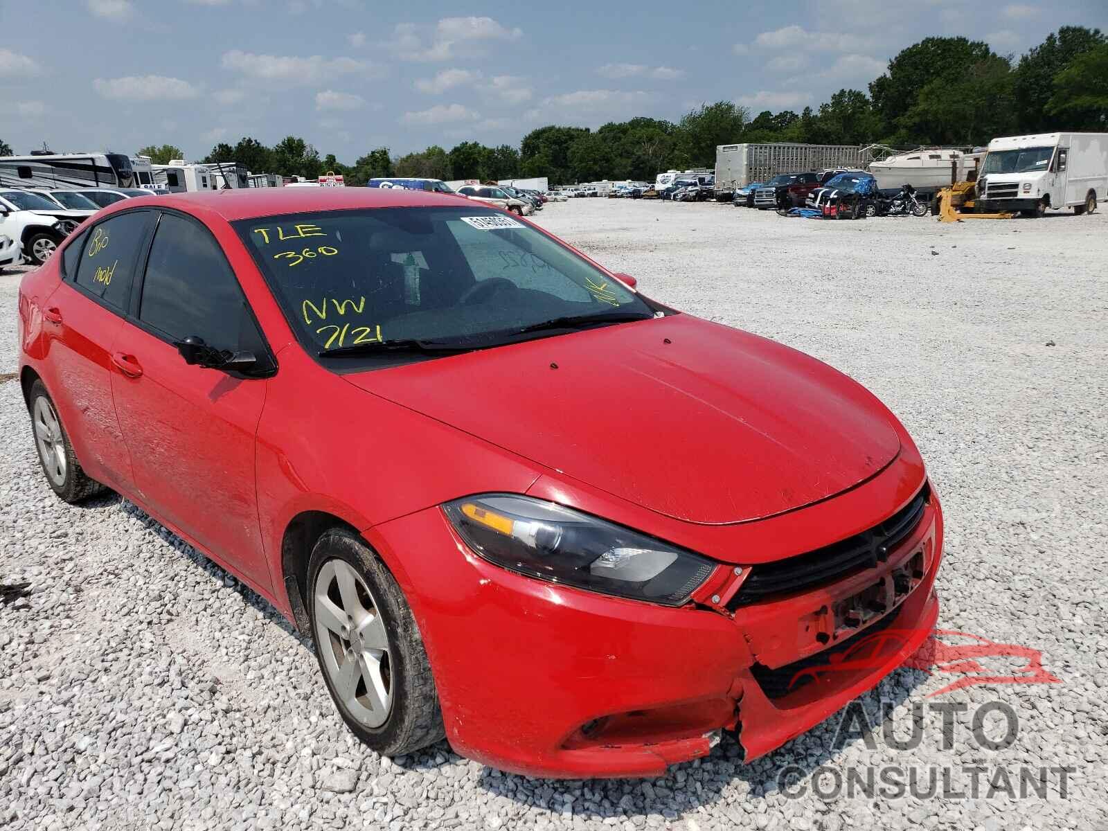 DODGE DART 2016 - 1C3CDFBB1GD652877