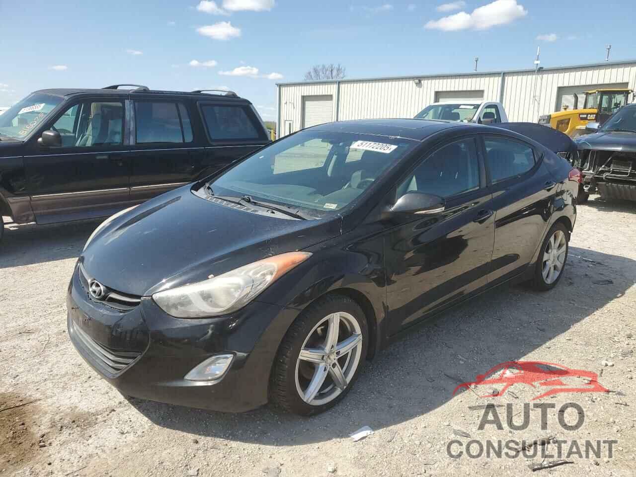 HYUNDAI ELANTRA 2012 - KMHDH4AE7CU341285
