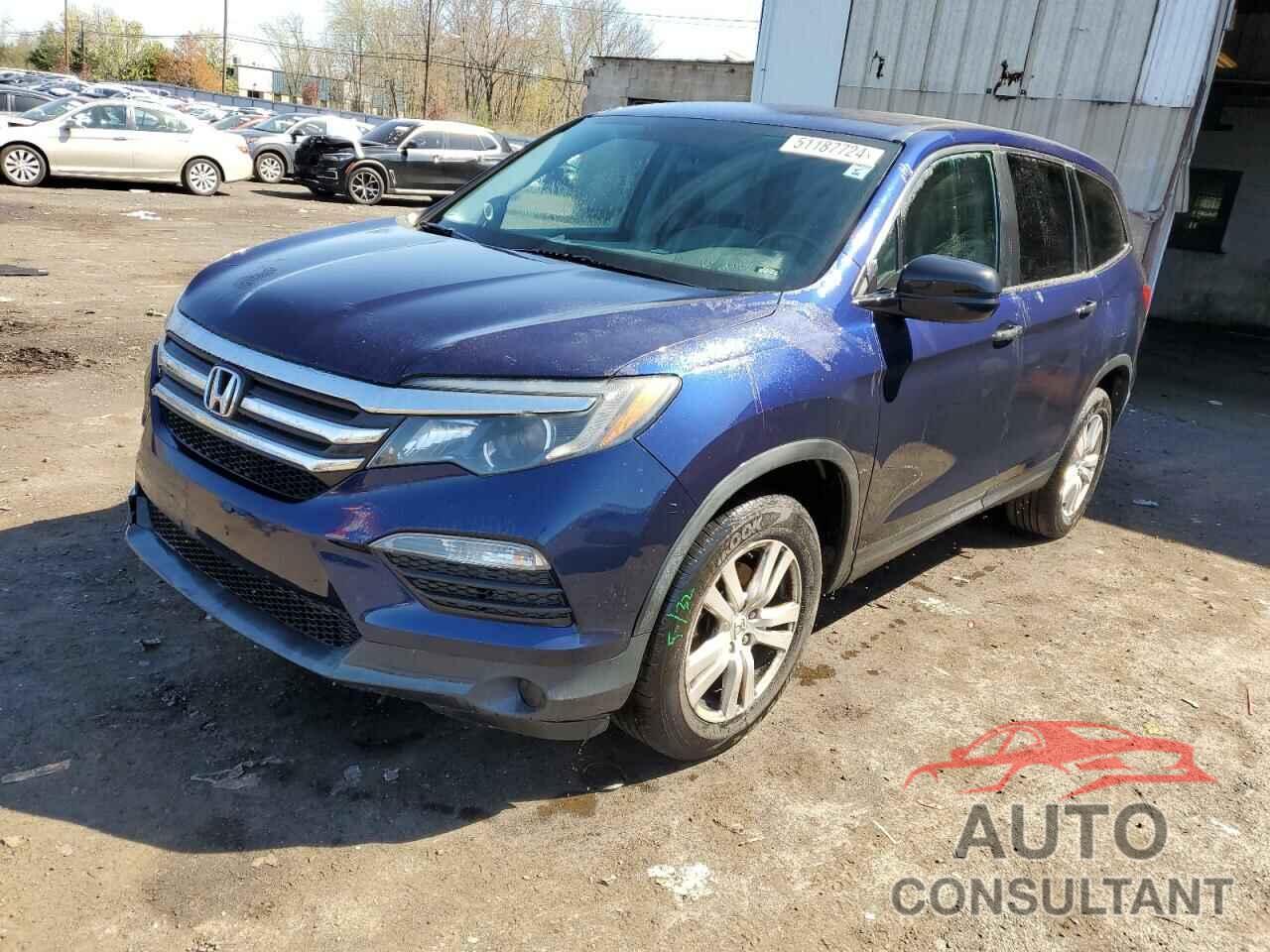 HONDA PILOT 2016 - 5FNYF6H12GB069222