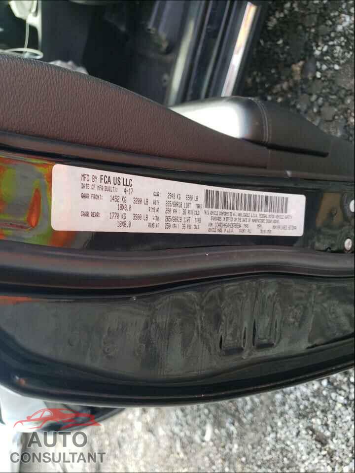 DODGE DURANGO 2017 - 1C4RDHAG4HC878594