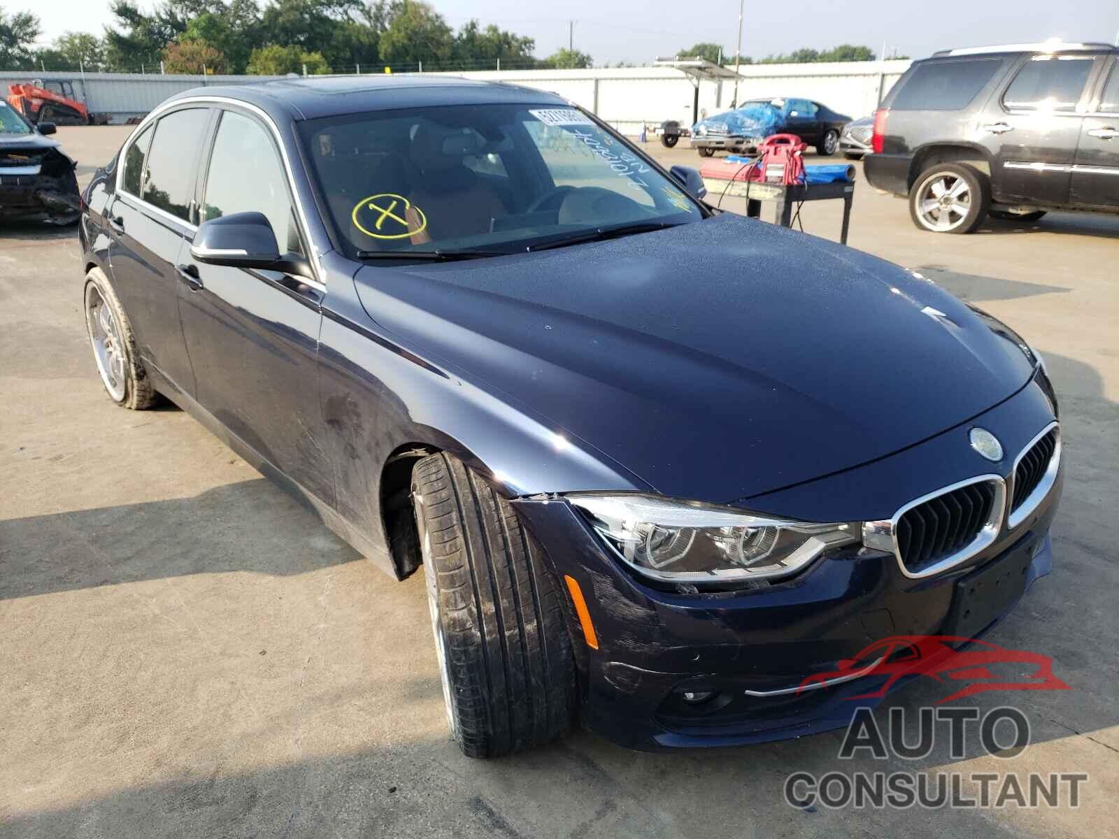 BMW 3 SERIES 2017 - WBA8B9G36HNU53035