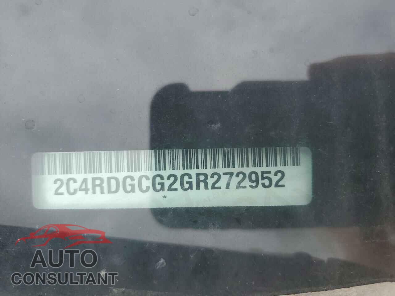 DODGE CARAVAN 2016 - 2C4RDGCG2GR272952