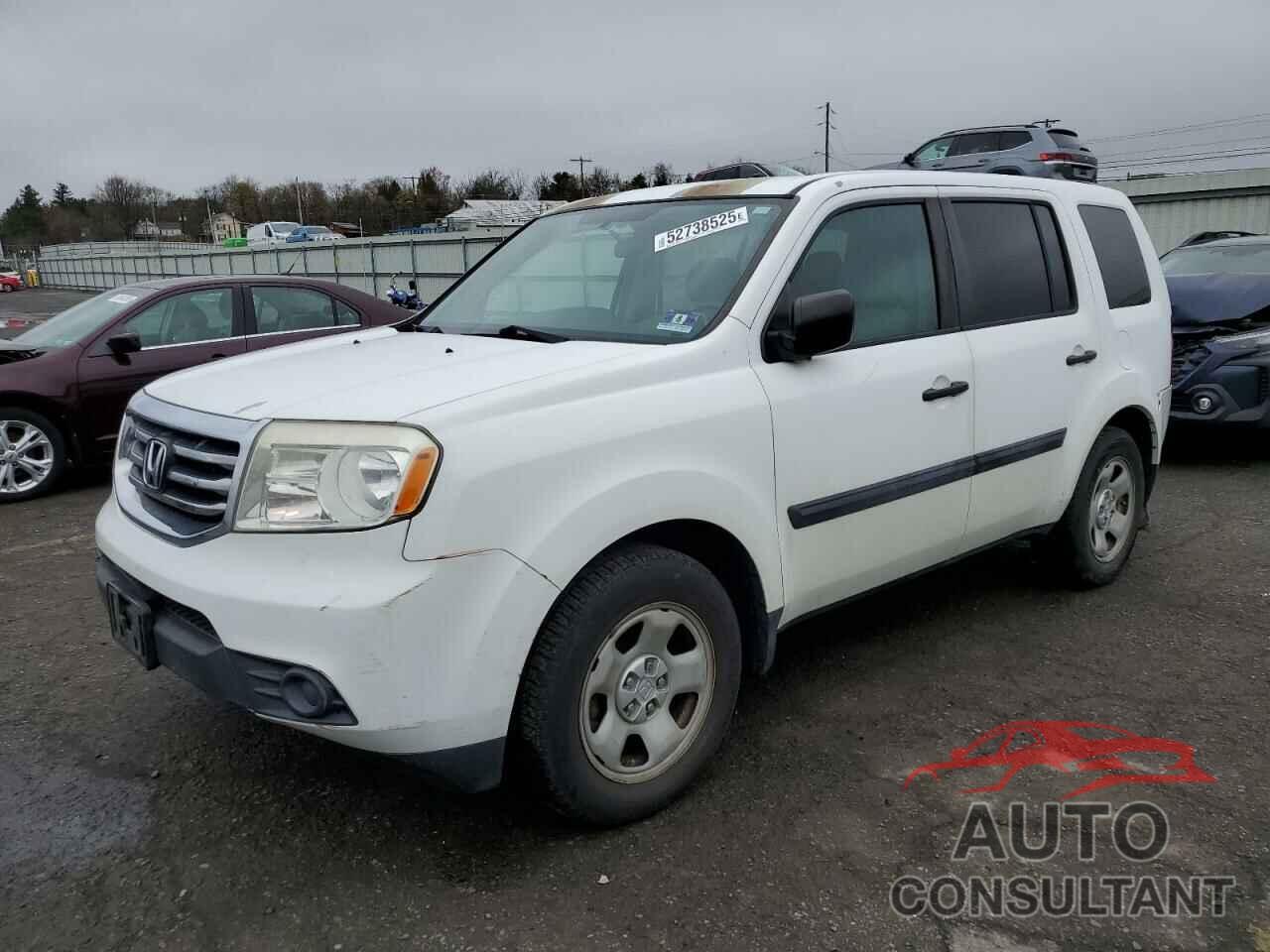 HONDA PILOT 2013 - 5FNYF4H23DB074874