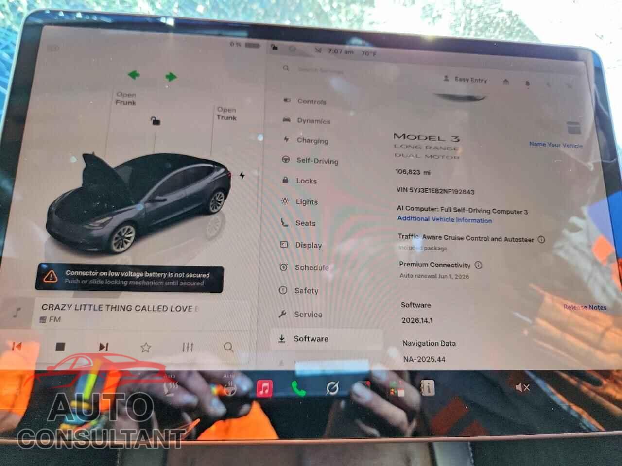 TESLA MODEL 3 2022 - 5YJ3E1EB2NF192643