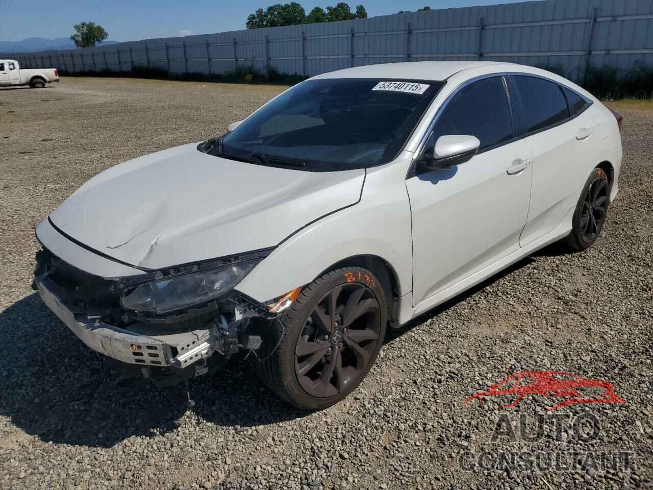 HONDA CIVIC 2020 - 19XFC2F81LE204232