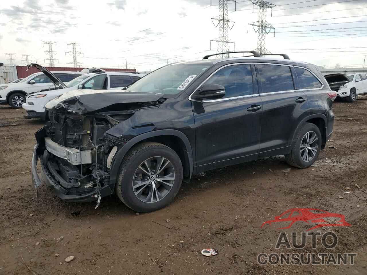 TOYOTA HIGHLANDER 2016 - 5TDJKRFH0GS277075