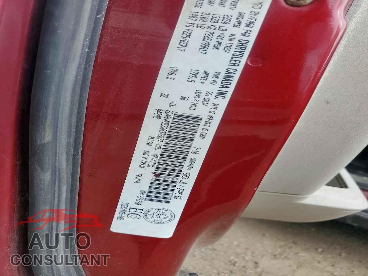 DODGE CARAVAN 2010 - 2D4RN4DE8AR370077