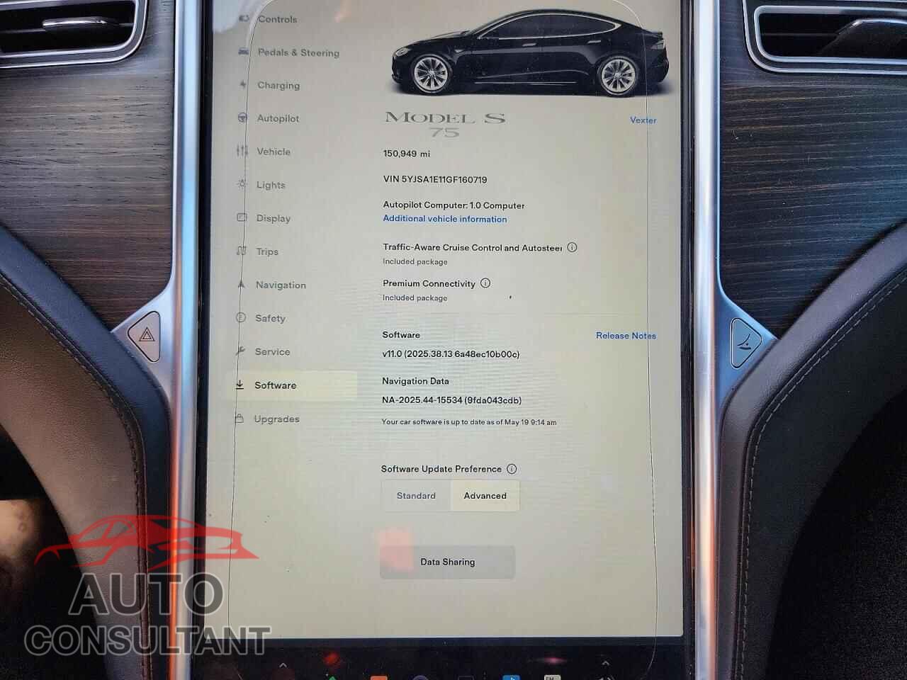 TESLA MODEL S 2016 - 5YJSA1E11GF160719