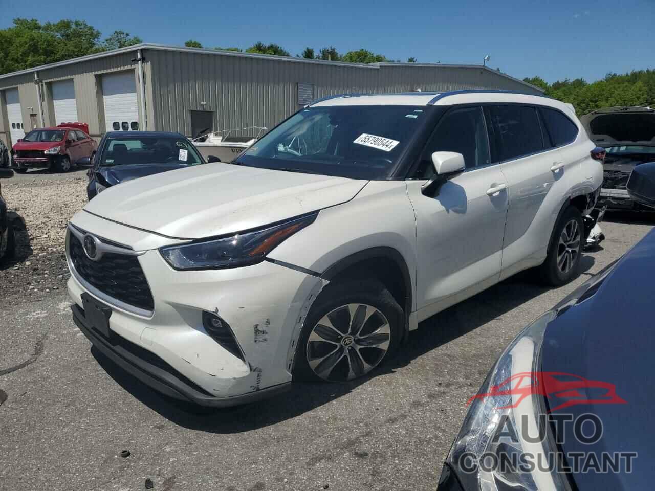 TOYOTA HIGHLANDER 2021 - 5TDGZRBH6MS062260