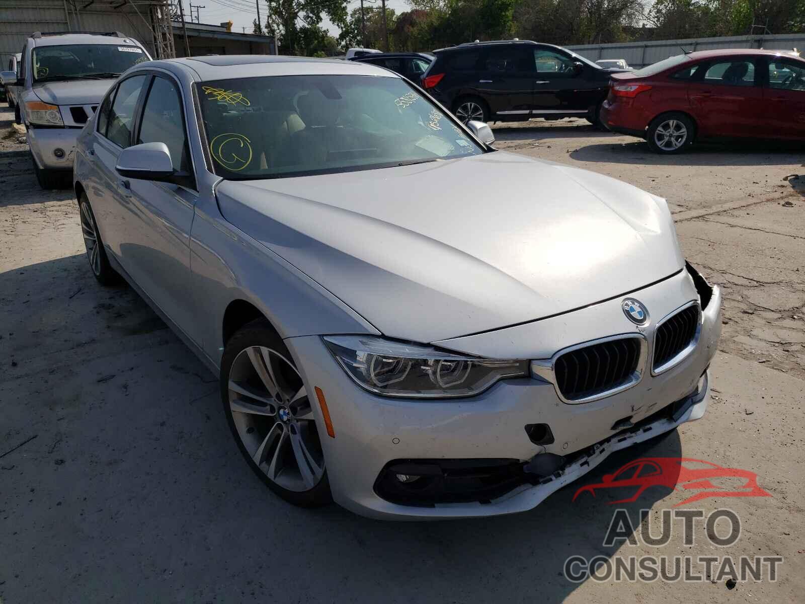 BMW 3 SERIES 2017 - WBA8B9G39HNU52638