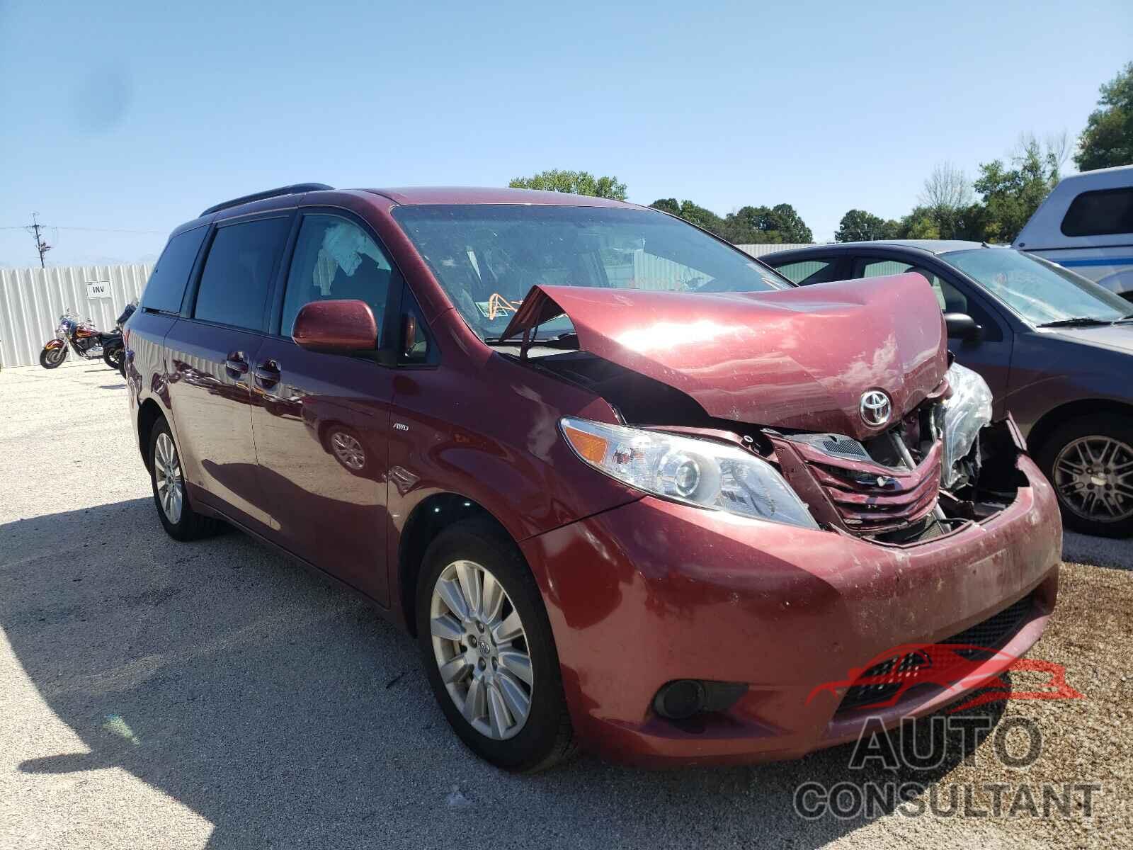 TOYOTA SIENNA 2017 - 5TDJZ3DC3HS166828