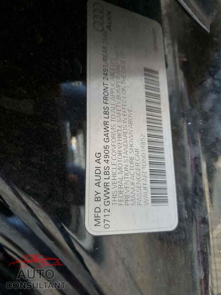 AUDI A4 2013 - WAUFFAFL1DN014852