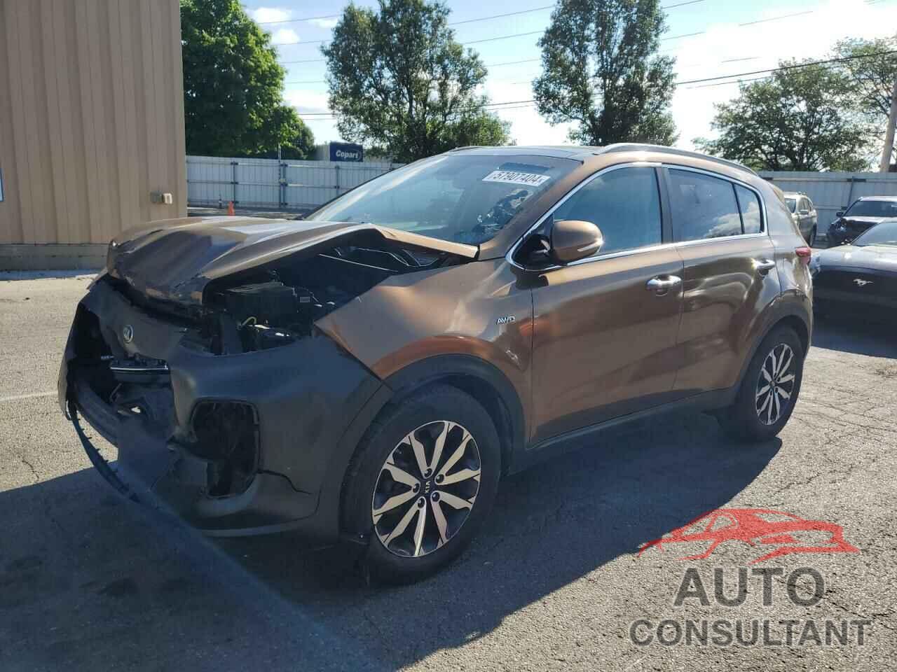 KIA SPORTAGE 2017 - KNDPNCAC6H7292248