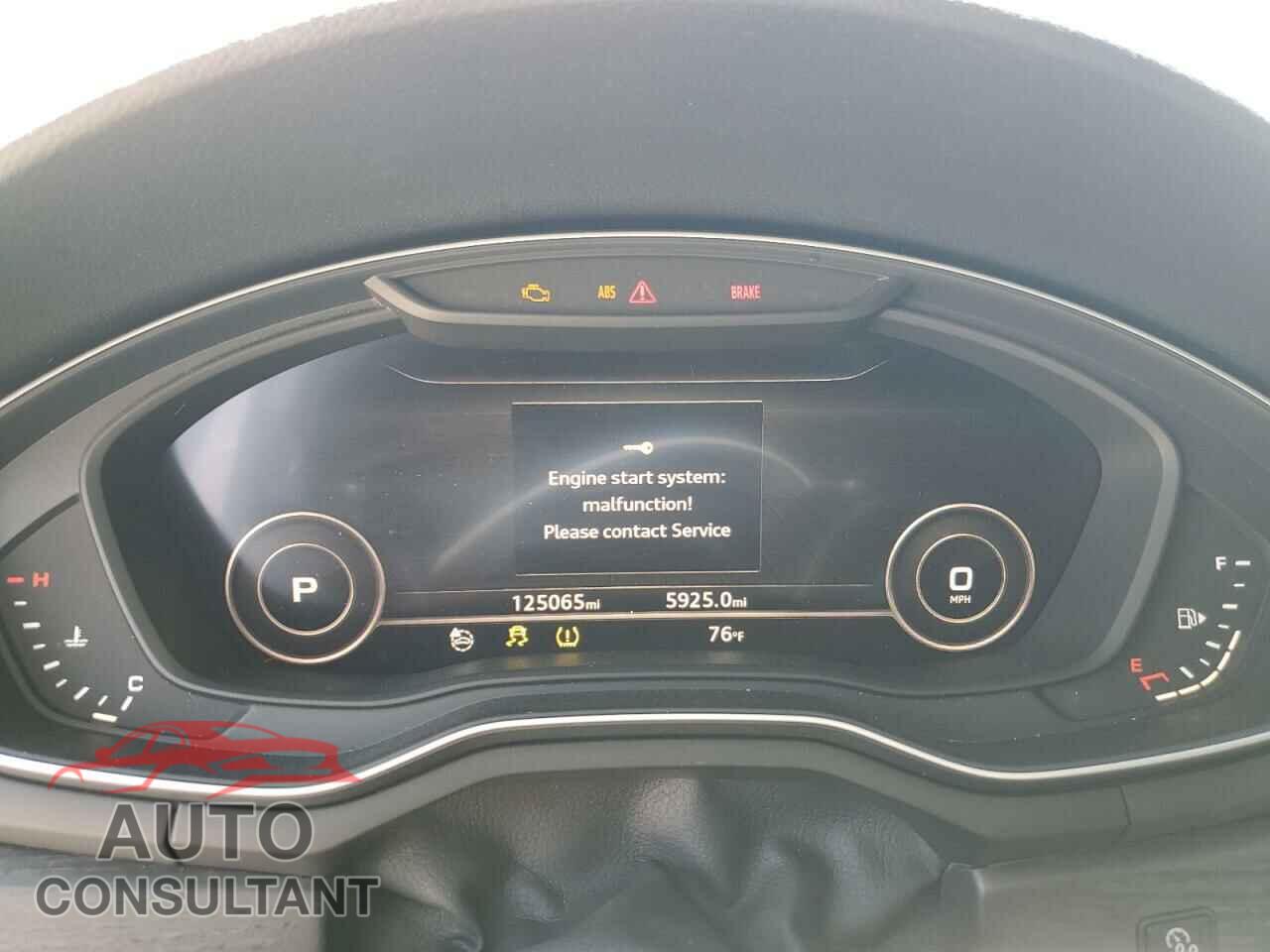 AUDI A4 2017 - WAUDNAF45HN050004