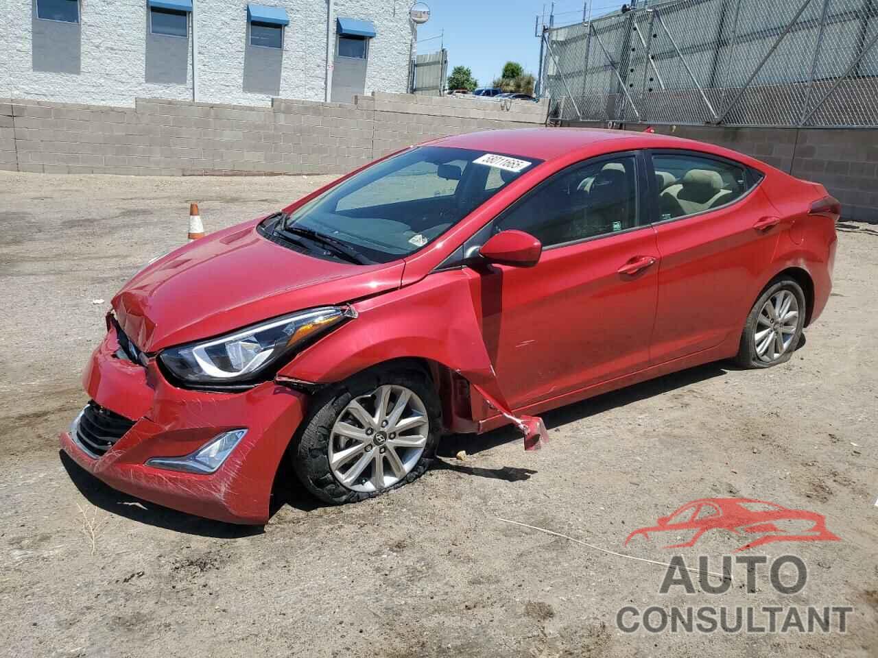 HYUNDAI ELANTRA 2014 - KMHDH4AE7EU059490