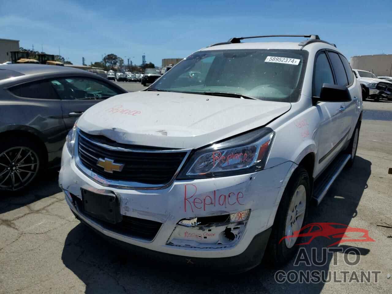 CHEVROLET TRAVERSE 2017 - 1GNKRFED1HJ346696