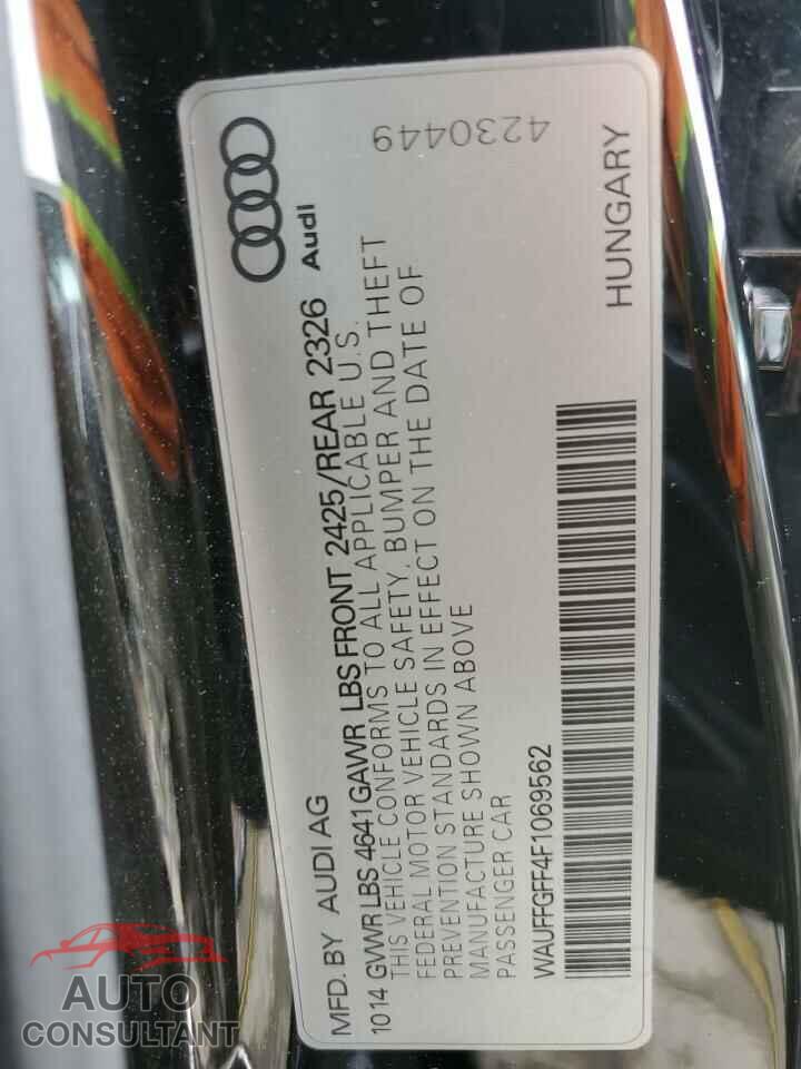 AUDI S3 2015 - WAUFFGFF4F1069562