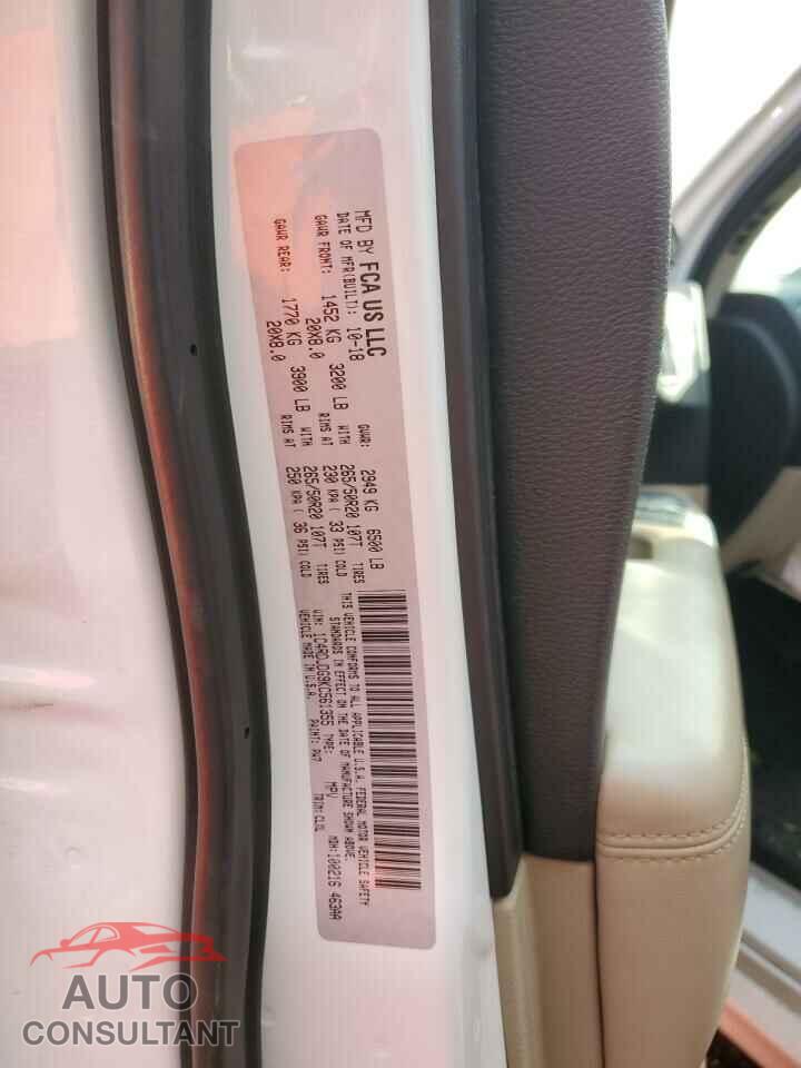DODGE DURANGO 2019 - 1C4RDJDG9KC561355