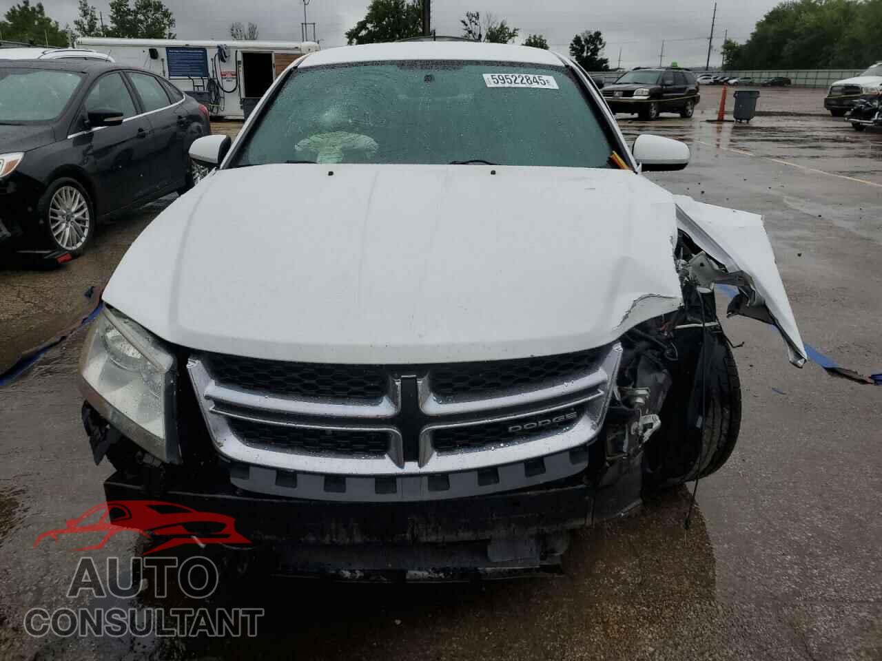 DODGE AVENGER 2012 - 1C3CDZCB6CN147888