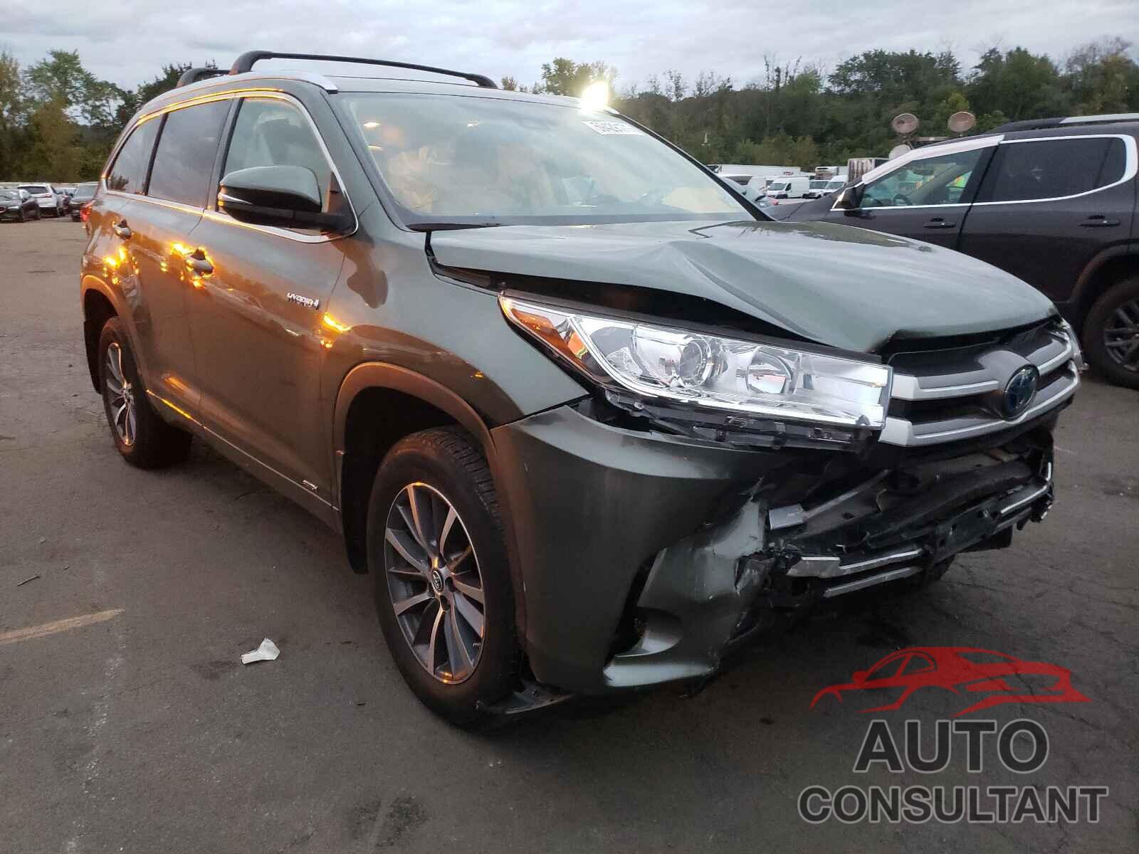 TOYOTA HIGHLANDER 2017 - 5TDJGRFH6HS028735