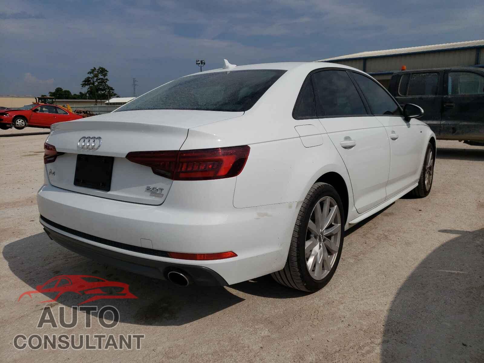 AUDI A4 2018 - WAUKMAF48JA123616