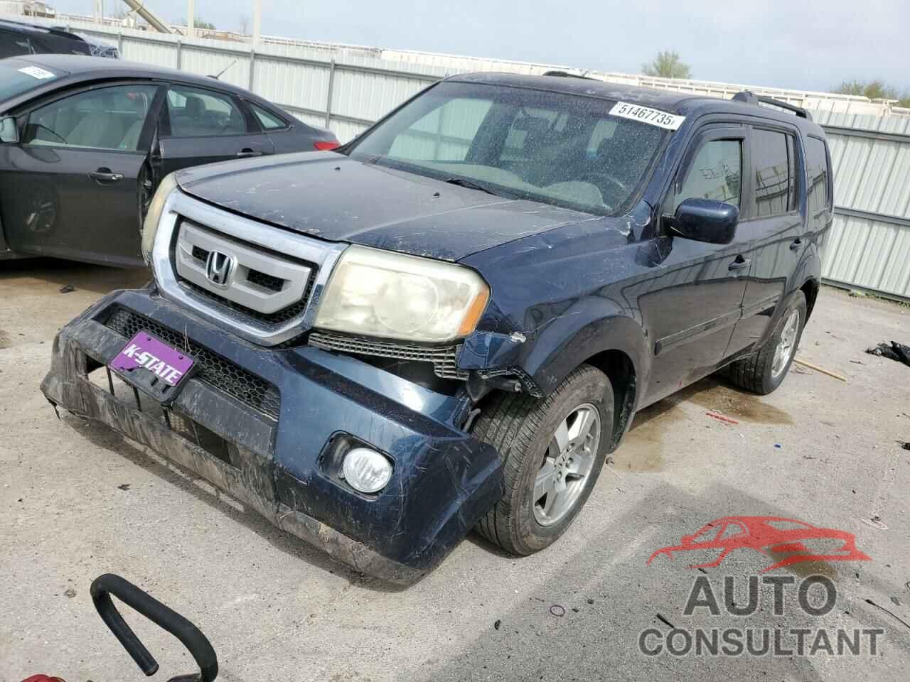 HONDA PILOT 2009 - 5FNYF48419B044782