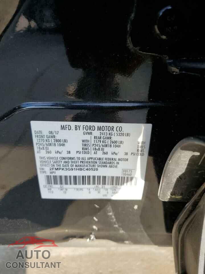 FORD EDGE 2017 - 2FMPK3G91HBC40520