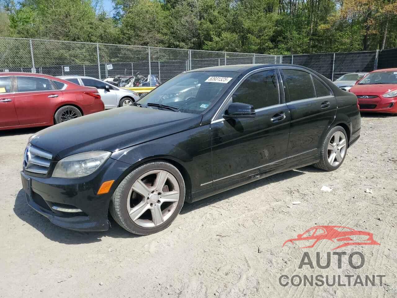 MERCEDES-BENZ C-CLASS 2011 - WDDGF8BB9BR147559